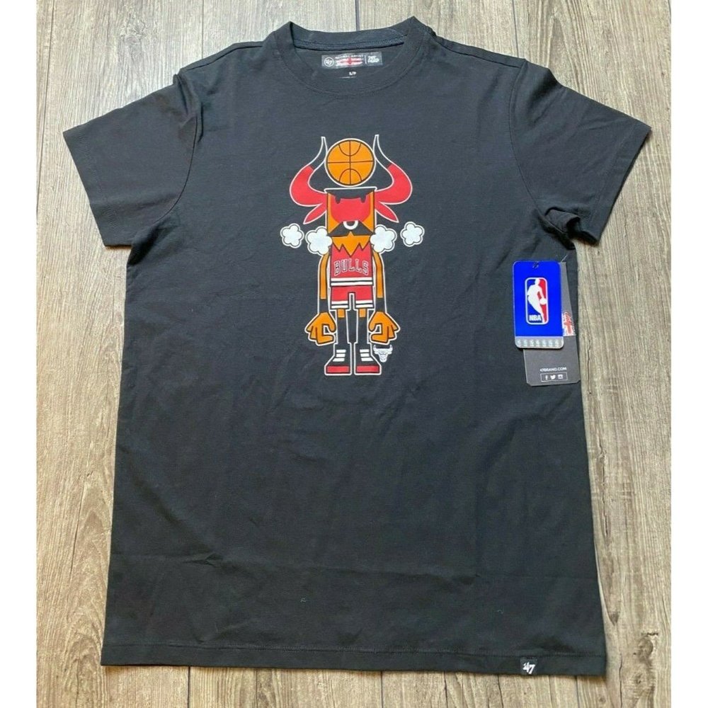 '47 LIMITED EDITION NBA Global Artist Pete Fowler Chicago Bulls Tee Men's S RARE